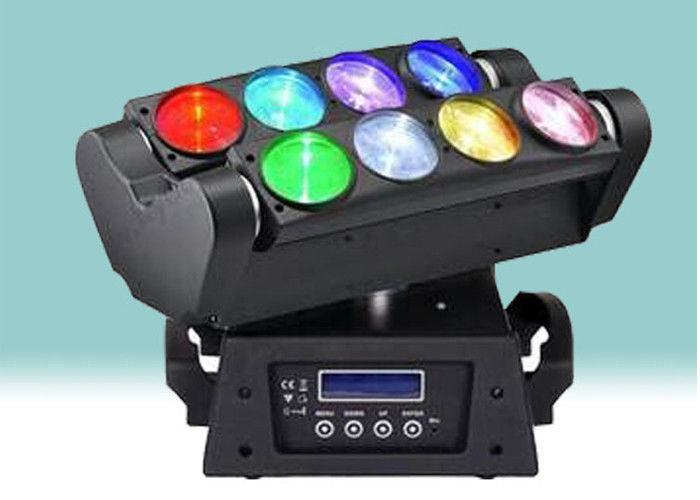 1 つの LED 移動ヘッド ライト 14/18/42 CH Dmx 512 に付き 8 つの目 10w Rgbw 4 つ