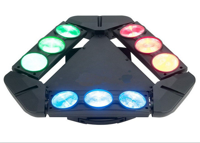 DMX512 100w のくものビーム移動ヘッド照明 9 はライト AC 110-240V 50-60HZ の先頭に立ちます