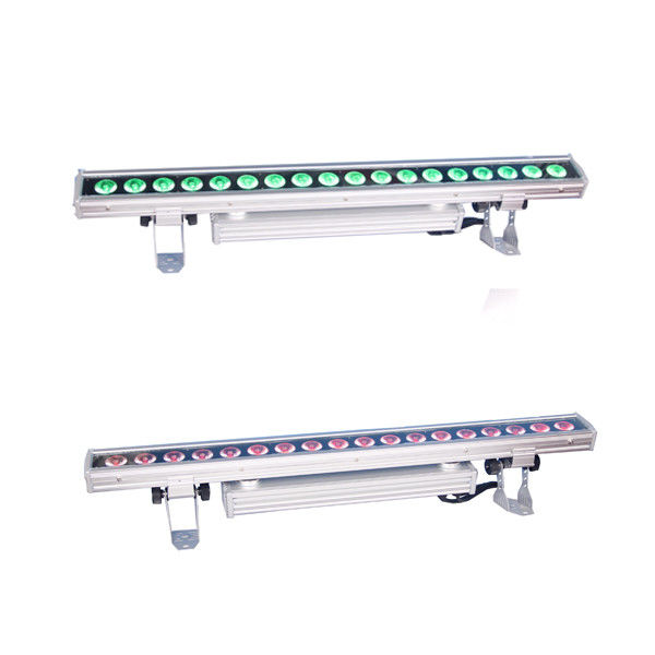 18pcs 15wは屋外の照明装飾のための壁の洗濯機ライト9 CH IP65 DMX512を導きました