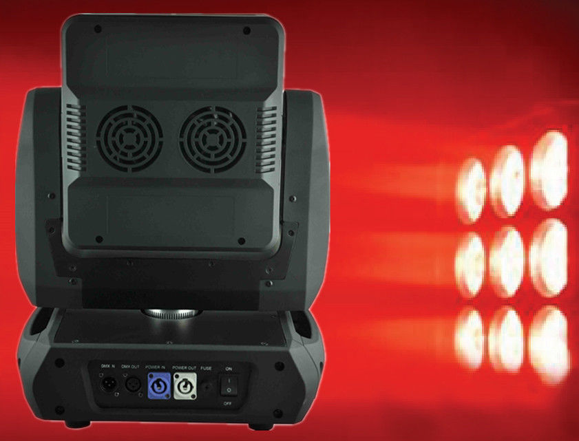 クラブに小型LEDを移動ヘッド ライト9pcs 10w Rgbw DJ移動ヘッド ランプ作って下さい