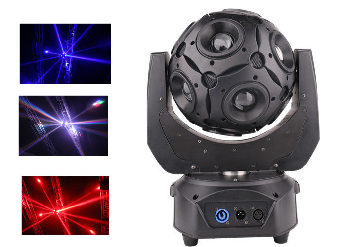 フットボールの移動頭部DJはライト200W 10 PCのビードのフル カラーの効果50/60Hzを上演します
