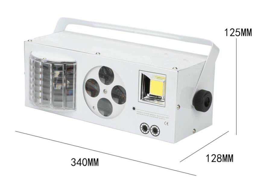 多彩な4 in1効果レーザーのストロボの懐中電燈AC100 - 240V 40W