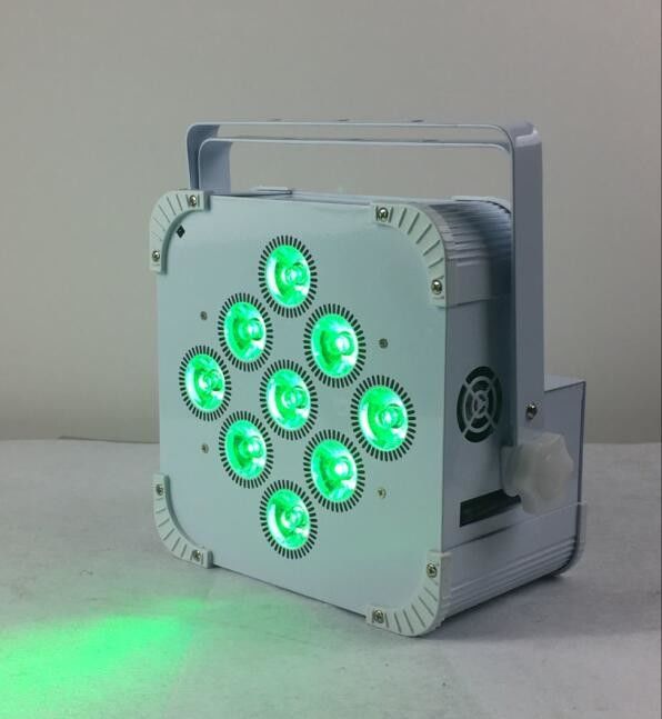 180W 9 LEDの無線電池の平らな標準ライト、電池式の導かれた段階ライト