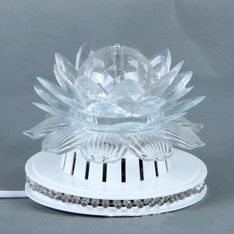 美しいディスコの段階は少し日曜日のはす LED ライト、9W ヒマワリ LED の回転ランプをつけます