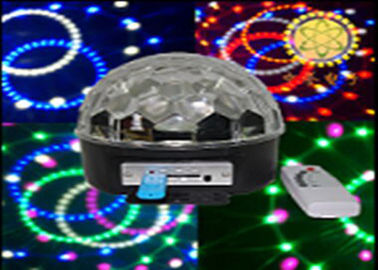 広州 Desco の段階ライト 15W は水晶に魔法に球ライト RGB 効果のつけを導きました
