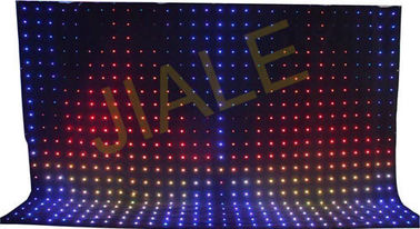4x6m Rgb 3in1 はビデオ カーテンの背景幕の装飾/段階の据え付け品を導きました